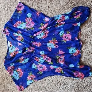 Tramp sz S floral cover-up dress